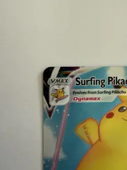 Pokemon 2021 Celebrations Holo Ultra Rare Surfing Pikachu VMAX #009 - Image 2