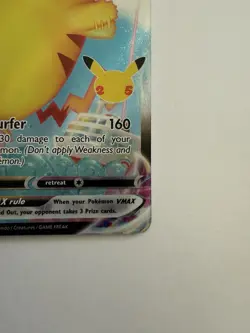 Pokemon 2021 Celebrations Holo Ultra Rare Surfing Pikachu VMAX #009 - Image 5