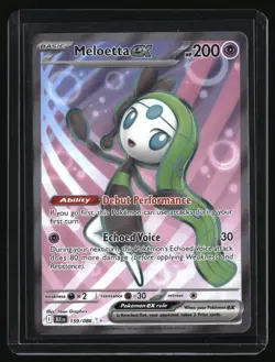 MELOETTA EX 159/086 HOLO ULTRA RARE BLACK BOLT POKEMON NEAR MINT - Image 1