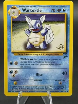 Pokemon TCG WOTC Wartortle W Stamped Promo #63/130 See Pictures - Image 1