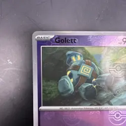 Golett (Master Ball Pattern) 042/086 Sv: Pokemon Black Bolt Holo NM - Image 2