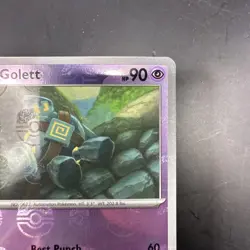 Golett (Master Ball Pattern) 042/086 Sv: Pokemon Black Bolt Holo NM - Image 3