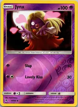 Jynx 30/68 Hidden Fates Reverse Holo Pokemon TCG NM / LP - Image 1