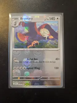 Pokemon TCG Master Ball Pattern Braviary Uncommon 078/086 NM - Image 1