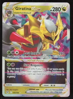 Pokemon TCG Lost Origin #131/196 Giratina VSTAR NM - Image 1