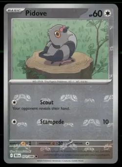 Pokemon TCG Pidove - (Master Ball Pattern) 071/086 Black Bolt Holo (English ) - Image 1