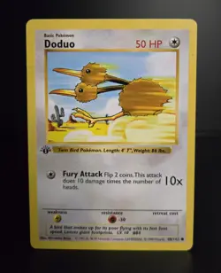 Pokemon TCG - DODUO - 48/102 - 1ST EDITION/SHADOWLESS - BASE SET (1999) - LP - Image 1