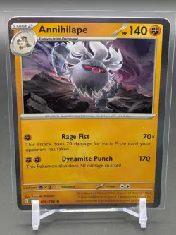 ANNIHILAPE 109/198 - Pokemon Scarlet & Violet R Holo NM - - Image 1