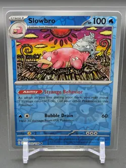 SLOWBRO 043/198 - Pokemon Scarlet & Violet R Reverse Holo NM - - Image 1