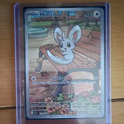 Minccino 152/086 SV: Black Bolt Illustration Rare Full Art - Image 1