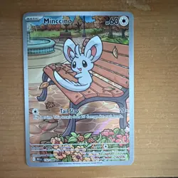 Minccino 152/086 SV: Black Bolt Illustration Rare Full Art - Image 2