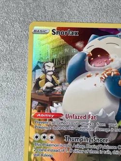 Pokemon Snorlax TG10/TG30 Trainer Gallery Lost Origin Holo NM - Image 3
