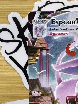 Pokemon TCG Espeon VMAX 270/264 Fusion Strike Alt Art Secret Holo English 2021 - Image 2