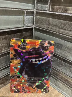 Shadowbud (Gengar) Cracked Ice Holo Pokederp Fan Art Pokemon - Image 2