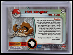 2000 Topps Pokemon TV Animation Edition Series 2 #99 Kingler. Pk002441 - Image 2
