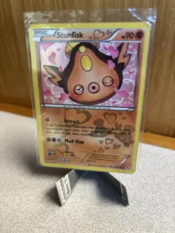 Pokemon TCG Stunfisk Legendary Treasures RC12/RC25 Uncommon MP/HP - Image 1