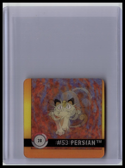 Pokemon Artbox Action Flipz 1999 Nintendo #28 #52 Meowth #53 Persian - Image 1