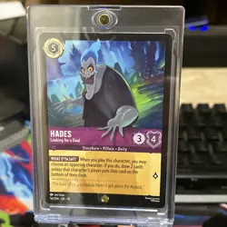 ~Disney Lorcana Hades - Looking for a Deal 56/204 Whispers in the Well Regular - Image 1