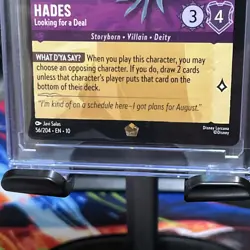 ~Disney Lorcana Hades - Looking for a Deal 56/204 Whispers in the Well Regular - Image 3