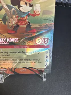 Disney Lorcana Mickey Mouse Brave Little Tailor 01/D23 Promo - Image 4