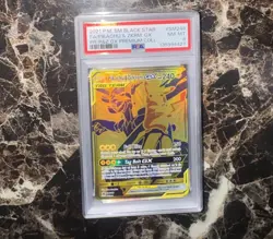 Pokemon Pikachu and Zekrom GX Tag Team SM168 Black Star Promo PSA 8 - Image 1