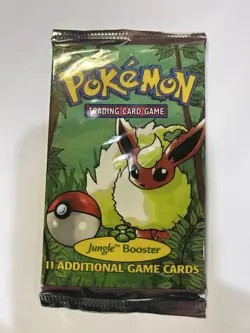 HEAVY 21.4g Pokemon TCG Jungle Booster Pack (Unlimited) – Flareon Artwork - Image 3
