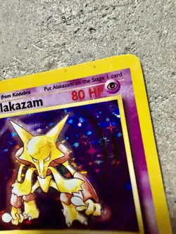 Pokemon Alakazam 1/102 Holo Rare Base Set Unlimited Trading Card (1999) - Image 5