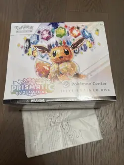 New Pokemon Center Exclusive Prismatic Evolutions Elite Trainer Box PC ETB PKC - Image 1