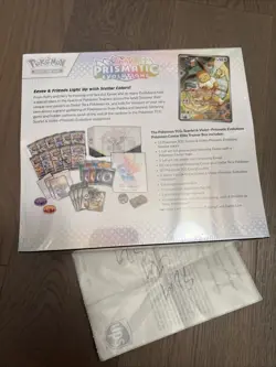 New Pokemon Center Exclusive Prismatic Evolutions Elite Trainer Box PC ETB PKC - Image 5