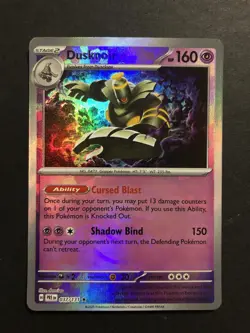 Pokemon Dusknoir (Master Ball Pattern) 037/131 Sv: Prismatic Evolutions Holo - Image 1