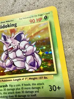 Pokemon Nidoking Holo Rare 11/102 Base Set Unlimited WOTC 1999 Vintage TCG - Image 5