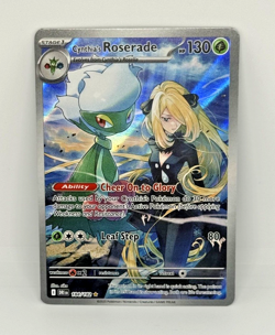 Cynthia's Roserade 184/182 Sv10 Destined Rivals IR Illustration Rare Pokemon - Image 1