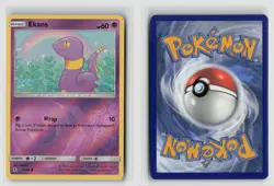 Ekans #25/68 Hidden Fates Common Reverse Holo Pokemon TCG NM - Image 3