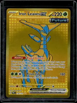 Iron Leaves ex 176/131 Holo Hyper Rare Prismatic Evolutions Pokemon Near Mint - Image 1