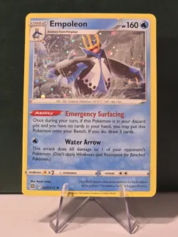 Empoleon 037/172 Cosmos Holo Rare Brilliant Stars Pokemon TCG Card MP - Image 1