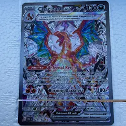 Pokemon Charizard ex 223/197 Obsidian Flames SIR Special Illustration Rare NM - Image 1
