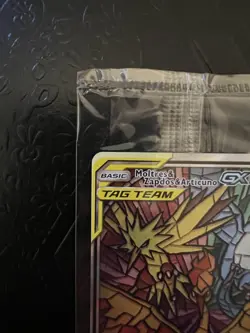 Sealed Pokemon TCG Moltres Zapdos & Articuno GX Tag Team SM210 Promo OFFCENTER - Image 2