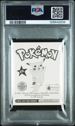 1999 MERLIN POKEMON #S16 EXEGGUTOR-PRISM PSA 9 - Image 2