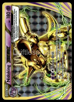 Nidoking BREAK 46/108 BREAK Rare Evolutions Pokemon Holo NM/M - Image 1