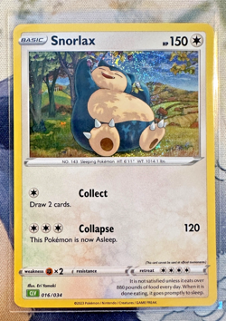 Snorlax 016/034 CLV 😴 Pokemon TCG Classic Collection NM Holo - Image 1