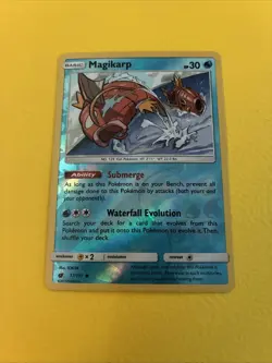 Magikarp 17/111 Sm-Crimson Invasion Reverse Holo Pokemon - Image 1