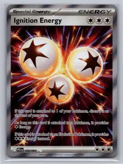 Ignition Energy 124/094 Ultra Rare Phantasmal Flames Pokemon Holo Near Mint - Image 1