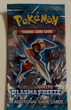 EMPTY Pokemon Black White Plasma Freeze BISHARP Booster Pack - Image 1