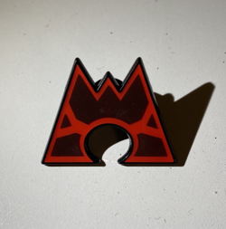 2015 Pokemon Team Magma Badge Metal Enamel Pin from Double Crisis Blister - Image 1