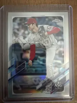 Shohei Ohtani 2021 Topps Chrome #ASG-4 Refractor Holo Angels - Image 1