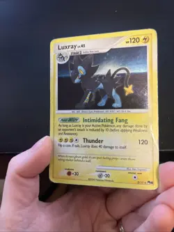 Luxray Holo 3/17 HP/DMG Pop Series 8 - Image 3