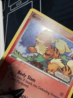 Growlithe 55/92 - Reverse Holo Stamped - EX Legend Maker - Image 5
