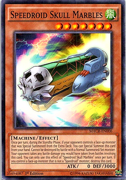 Speedroid Skull Marbles MACR-EN006 Yu-Gi-Oh! Card 1st Edition Light Play - Image 1