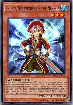 Shurit, Strategist Of The Nekroz THSF-EN010 Yu-Gi-Oh Card Light Play 1st Edition - Image 1