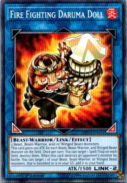 Fire Fighting Daruma Doll MP19-EN031 Yu-Gi-Oh! Card Light Play 1st Edition - Image 1